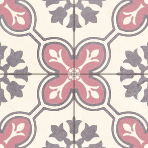 Chateau Rose 45cm x 45cm Wall & Floor Tile