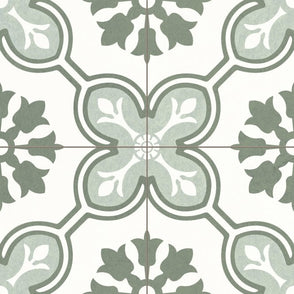 Chateau Vert 45cm x 45cm Wall & Floor Tile