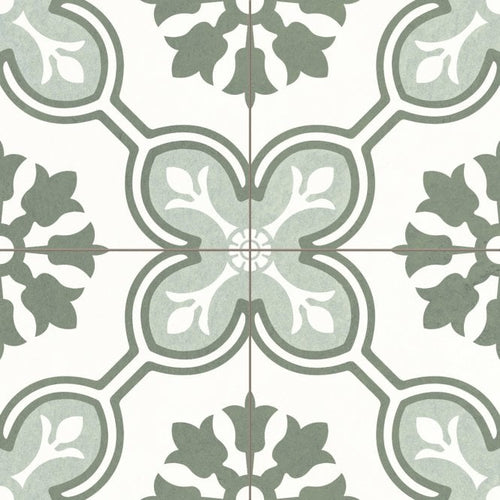 Chateau Vert 45cm x 45cm Wall & Floor Tile