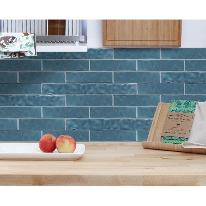 Chelsea Blue 5cm x 40cm Wall Tile