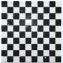Gulfstone Chequerboard Quartz Mosaic (2.5cm x 2.5cm) 30cm x 30cm Wall & Floor Tile