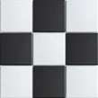 Chessboard Glossy 30.6cm x 30.6cm (9.7cm x 9.7cm) Mosaic Tile
