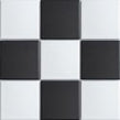 Chessboard Glossy 30.6cm x 30.6cm (9.7cm x 9.7cm) Mosaic Tile