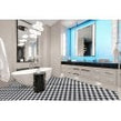 Chessboard Glossy 30.6cm x 30.6cm (9.7cm x 9.7cm) Mosaic Tile