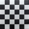 Chessboard Matte 30.6cm x 30.6cm (4.8cm x 4.8cm) Wall & Floor Tiles