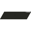 Equipe Chevron Black Left 18.6 x 5.2cm Wall Tile PER BOX