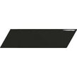 Equipe Chevron Black Left 18.6 x 5.2cm Wall Tile PER BOX