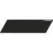Equipe Chevron Black Left 18.6 x 5.2cm Wall Tile PER BOX