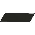 Equipe Chevron Black Left 18.6 x 5.2cm Wall Tile PER BOX