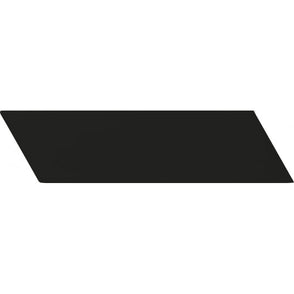 Equipe Chevron Black Right 18.6 x 5.2cm Wall Tile PER BOX