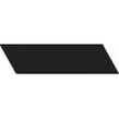 Equipe Chevron Black Right 18.6 x 5.2cm Wall Tile PER BOX