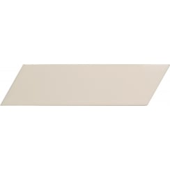 Equipe Chevron Cream Left 18.6 x 5.2cm Wall Tile PER BOX