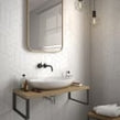 Equipe Chevron Cream Right 18.6 x 5.2cm Wall Tile PER BOX