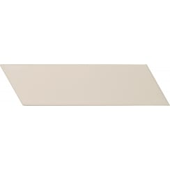 Equipe Chevron Cream Right 18.6 x 5.2cm Wall Tile PER BOX