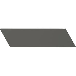 Equipe Chevron Dark Grey Right 18.6 x 5.2cm Wall Tile PER BOX