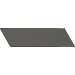 Equipe Chevron Dark Grey Right 18.6 x 5.2cm Wall Tile PER BOX
