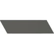 Equipe Chevron Dark Grey Right 18.6 x 5.2cm Wall Tile PER BOX