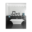 Chevron Gloss Black 31.85cm x 22.4cm (4.5cm x 18cm) Mosaic Tile