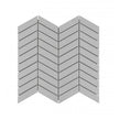 Chevron Gloss Grey 28.85cm x 30.25cm (2.3cm x 8.5cm) Mosaic Tile