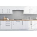 Chevron Gloss Grey 28.85cm x 30.25cm (2.3cm x 8.5cm) Mosaic Tile