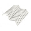 Chevron Gloss White 28.85cm x 30.25cm (2.3cm x 8.5cm) Mosaic Tile