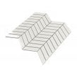 Chevron Gloss White 28.85cm x 30.25cm (2.3cm x 8.5cm) Mosaic Tile
