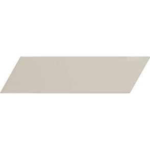 Equipe Chevron Greige Left 18.6 x 5.2cm Wall Tile PER BOX