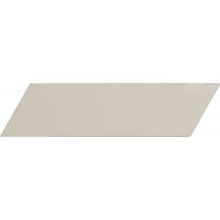 Equipe Chevron Greige Left 18.6 x 5.2cm Wall Tile PER BOX