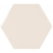 Equipe Chevron Hexagon Cream 12.4cm x 10.7cm Wall Tile (Box Deal)