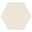 Equipe Chevron Hexagon Cream 12.4cm x 10.7cm Wall Tile (Box Deal)