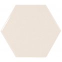Equipe Chevron Hexagon Cream 12.4cm x 10.7cm Wall Tile (Box Deal)