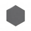 Equipe Chevron Hexagon Dark Grey 12.4cm x 10.7cm Wall Tile (Box Deal)
