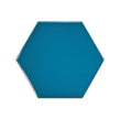 Equipe Chevron Hexagon Electric Blue 12.4cm x 10.7cm Wall Tile PER BOX