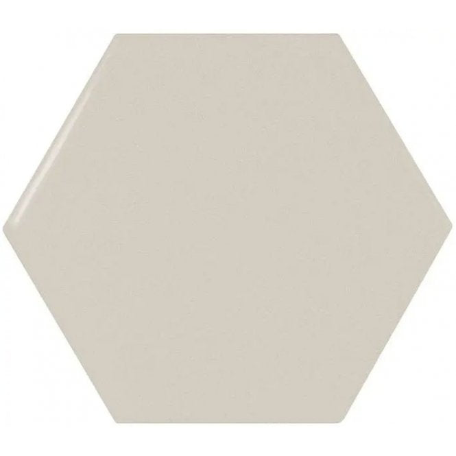 Equipe Chevron Hexagon Greige 12.4cm x 10.7cm Wall Tile (Box Deal)
