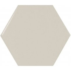 Equipe Chevron Hexagon Greige 12.4cm x 10.7cm Wall Tile (Box Deal)