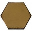Equipe Chevron Hexagon Metallic Gold 12.4cm x 10.7cm Wall Tile (Box Deal)