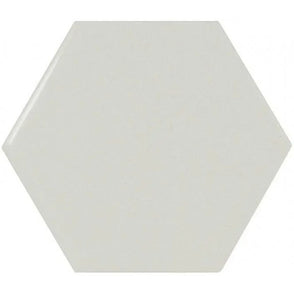 Equipe Chevron Hexagon Mint 12.4cm x 10.7cm Wall Tile (Box Deal)