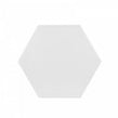 Equipe Chevron Hexagon White 12.4cm x 10.7cm Wall Tile (Box Deal)