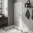 Equipe Chevron Light Grey Right 18.6 x 5.2cm Wall Tile PER BOX