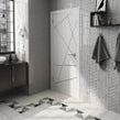 Equipe Chevron Light Grey Right 18.6 x 5.2cm Wall Tile PER BOX