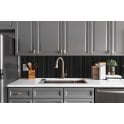 Chevron Matt Black 28.85cm x 30.25cm (2.3cm x 8.5cm) Mosaic Tile