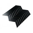 Chevron Matt Black 28.85cm x 30.25cm (2.3cm x 8.5cm) Mosaic Tile