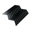 Chevron Matt Black 28.85cm x 30.25cm (2.3cm x 8.5cm) Mosaic Tile