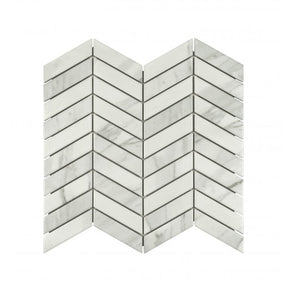 Chevron Matt Staturio 28.85cm x 30.25cm (2.3cm x 8.5cm) Mosaic Tile