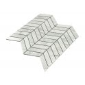 Chevron Matt Staturio 28.85cm x 30.25cm (2.3cm x 8.5cm) Mosaic Tile