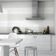 Equipe Chevron Mint Left 18.6 x 5.2cm Wall Tile PER BOX