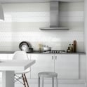 Equipe Chevron Mint Right 18.6 x 5.2cm Wall Tile PER BOX