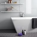 Equipe Chevron Sky Blue Right 18.6 x 5.2cm Wall Tile PER BOX