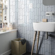 Equipe Chevron Sky Blue Right 18.6 x 5.2cm Wall Tile PER BOX
