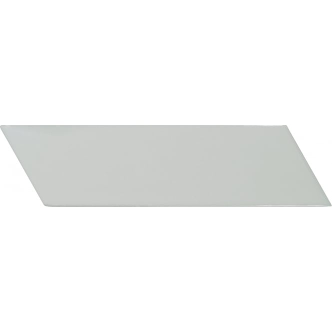 Equipe Chevron Sky Blue Right 18.6 x 5.2cm Wall Tile PER BOX